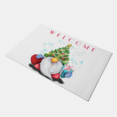 Niedlich Gnome Christmas Doormat Fußmatte (Schrägansicht)