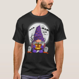 Niedlich Gnome Happy Halloween Fall Candy Corn Pum T-Shirt