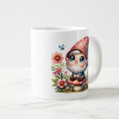 Niedlich Gnome - Jumbo-Tasse (Vorderseite Rechts)