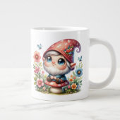 Niedlich Gnome - Jumbo-Tasse (Rechts)