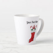 Niedlich Gnome Red Hat Weihnachts-Strumpf Candy Ca Milchtasse (Rechte Ecke)