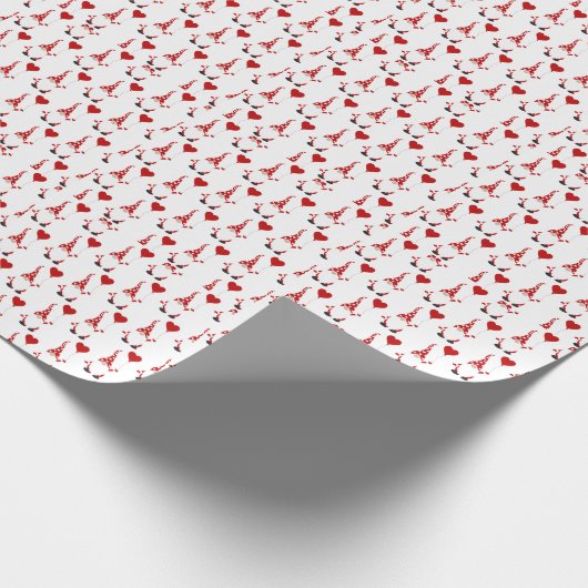 Niedlich Gnome Valentine Geschenkpapier (Ecke)