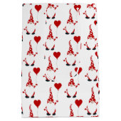 Niedlich Gnome Valentine Mittlere Geschenktüte (Rückseite)