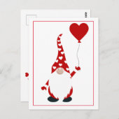 Niedlich Gnome Valentine Postkarte (Vorne/Hinten)