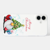 Niedlich Gnome Weihnachts iPhone Case (Rückseite (Horizontal))