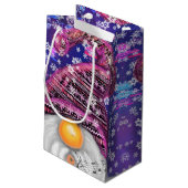 Niedlich Gnome Weihnachtsgeschenk-Tasche Kleine Geschenktüte (Rückseite Schrägansicht)