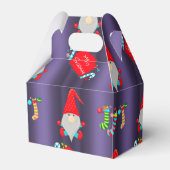 Niedlich Gnomes Blue Christmas Geschenkschachtel (Vorderseite)