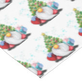 Niedlich Gnomes Christmas Tablecloth Tischdecke (Schrägansicht)