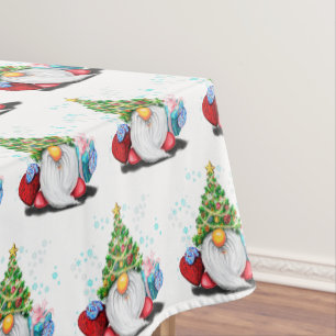 Niedlich Gnomes Christmas Tablecloth Tischdecke