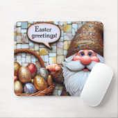 NIEDLICH GNOME'S EASTER GREETINGS Eggs ~ Mousepad (Mit Mouse)