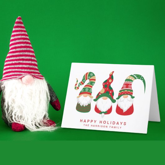 Niedlich Gnomes Frohe Weihnachten