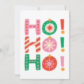 Niedlich Gnomes HO HO HO Weihnachts-Party Einladung (Rückseite)
