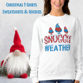 Niedlich Gnomes Ladys Fun Sweatshirt