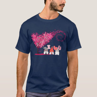 Niedlich Gnomes Liebe Herzlich Willkommen Valentin T-Shirt