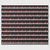 Niedlich Gnomes Muster Weihnachtsfeiertag Geschenkpapier (Flach)