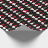 Niedlich Gnomes Muster Weihnachtsfeiertag Geschenkpapier (Ecke)