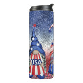 Niedlich Gnomes Patriotic Thermosbecher (Nach links gedreht)