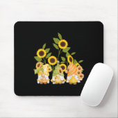 Niedlich Gnomes Sonnenblumen Garten Frauen Sommer Mousepad (Mit Mouse)