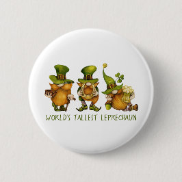 Niedlich Gnomes Tallest Leprechaun St Patrick's Da Button