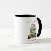 Niedlich Gnomes Vintage Car Weihnachtsfeier Tasse (VorderseiteRechts)