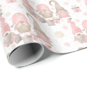 Niedlich Gnomes Weihnachtswrapping Paper Geschenkpapier (Rolleneckpunkt)