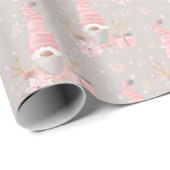 Niedlich Gnomes Weihnachtswrapping Paper Geschenkpapier (Rolleneckpunkt)