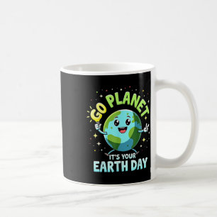 "niedlich Go Planet - Dein Earth Day 2025" Lehrerj Kaffeetasse