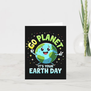 "niedlich Go Planet - Dein Earth Day 2025" Lehrerj Karte