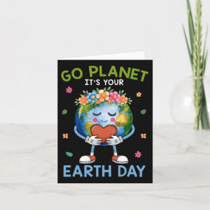 Niedlich Go Planet Der Tag der Erde 2025 Lehrerkin Karte