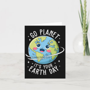 Niedlich Go Planet Der Tag der Erde 2025 Lehrerkin Karte
