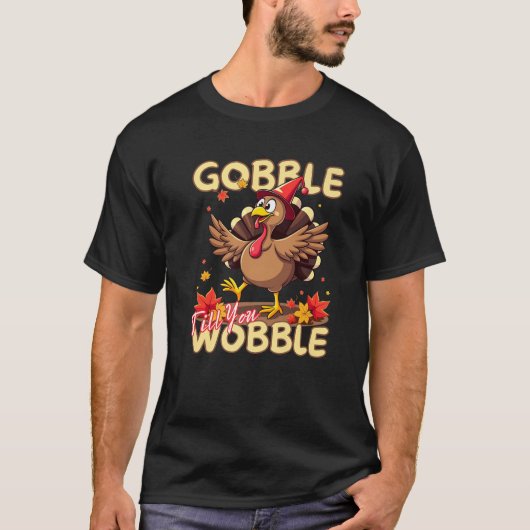 Niedlich Gobble Danksagend Trendkostüm Thanksgivi T-Shirt (Vorderseite)
