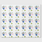 Niedlich Godtochter Angel Personalisiert Geschenkpapier (Flach)