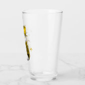 Niedlich Gold Snowman Weihnachten Glas (Links)