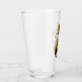 Niedlich Gold Snowman Weihnachten Glas (Rechts)