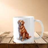 Niedlich Golden Retriever Ai Art Tasse