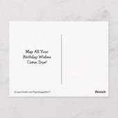 Niedlich Golden Retriever Birthday Wünsche Postkarte (Rückseite)