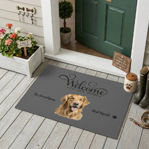 Niedlich Golden Retriever Dog Fußmatte