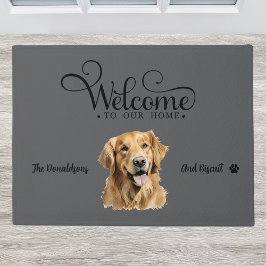 Niedlich Golden Retriever Dog Fußmatte