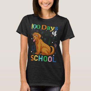 Niedlich Golden Retriever Dog Lovers Student 100. T-Shirt