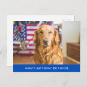 Niedlich Golden Retriever Dog Postkarte (Vorne/Hinten)