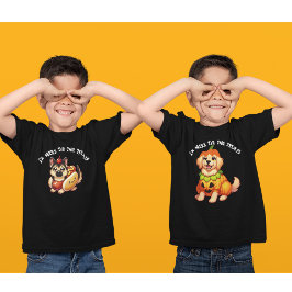 Niedlich Golden Retriever Dog Pumpkin, lustiges Ha Tri-Blend Shirt