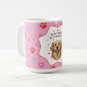 Niedlich Golden Retriever Doodle Kaffeetasse (Vorderseite Links)