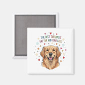 Niedlich Golden Retriever Doodle Magnet (Vorderseite/Rückseite)