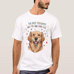 Niedlich Golden Retriever Doodle T-Shirt