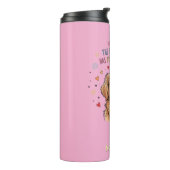 Niedlich Golden Retriever Doodle Thermosbecher (Nach links gedreht)