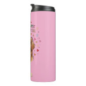 Niedlich Golden Retriever Doodle Thermosbecher (Nach rechts gedreht)