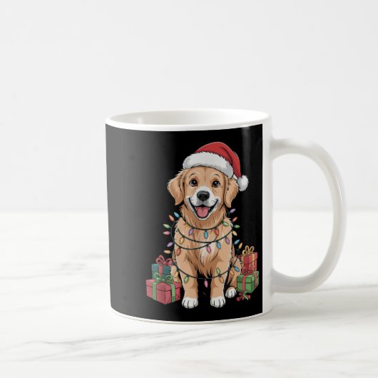 Niedlich Golden Retriever Funny Dog Lover Ho Kaffeetasse (Rechts)