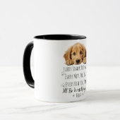 Niedlich Golden Retriever Hund Funny Custom Tasse (Vorderseite Links)