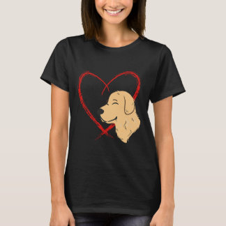 Niedlich Golden Retriever Hund Lover Funny Puppy f T-Shirt