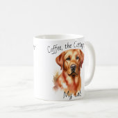 Niedlich Golden Retriever Kaffeetasse (VorderseiteRechts)